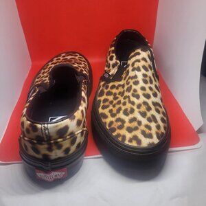 NEW VANS Classic Slip On 90s Grunge Cheetah Leopard Mens Size 4 Women's 5.5 NIB